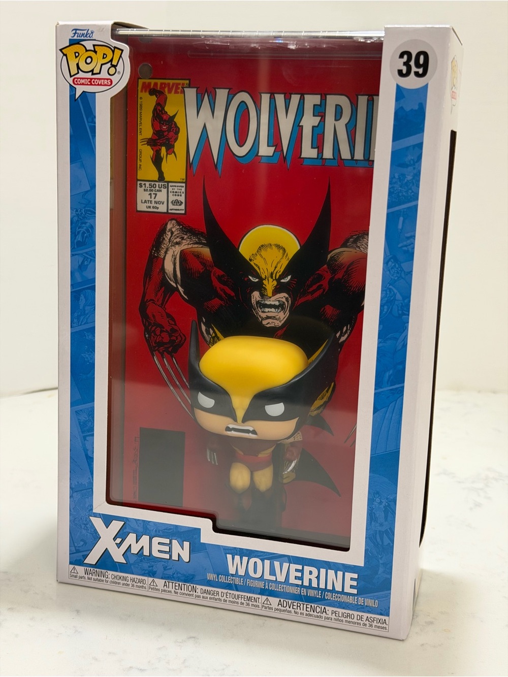 Funko Pop! Comic Book Cover with Case: Marvel - Wolverine #39